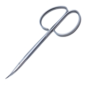 Precision Original Stitch Scissors, Ribbon Style Ring Handle With Polished Finish, Sharp Pointed Tips, 22mm Mid Screw To Tip, And Overall Length Of 4" (102mm)  